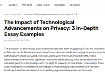 What Should be Done to Protect Privacy Amid Rapid Technological Advancements?